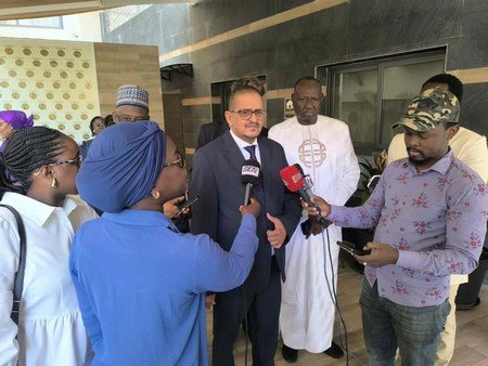 رئيس المجلس الجهوي لجهة لبراكنه خلال الجمعية العامة بدكار